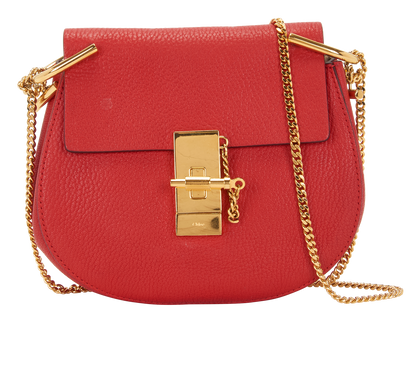 Drew Small, &pound;250, Handbags, Red, Leather, Front view